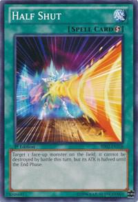 Half Shut BP02-EN158 card from Battle Pack 2: War of the Giants