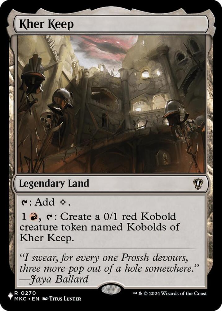 Kher Keep (MKC) 270 card from The List Reprints