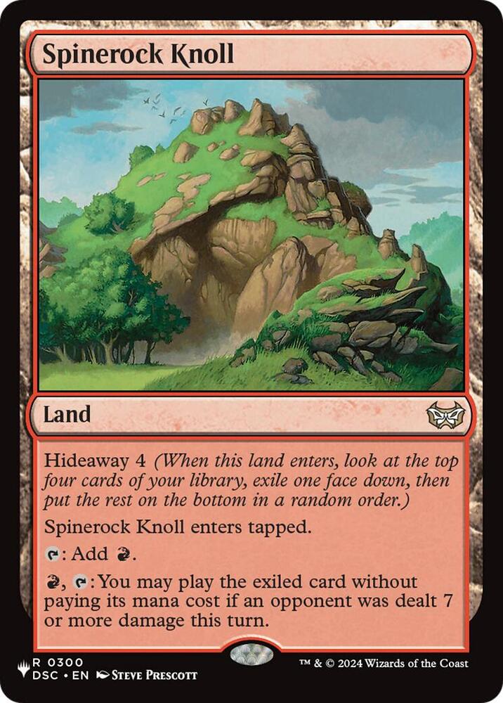 Spinerock Knoll (DSC) 300 card from The List Reprints