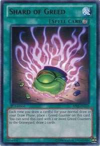 Shard of Greed BP02-EN165 card from Battle Pack 2: War of the Giants