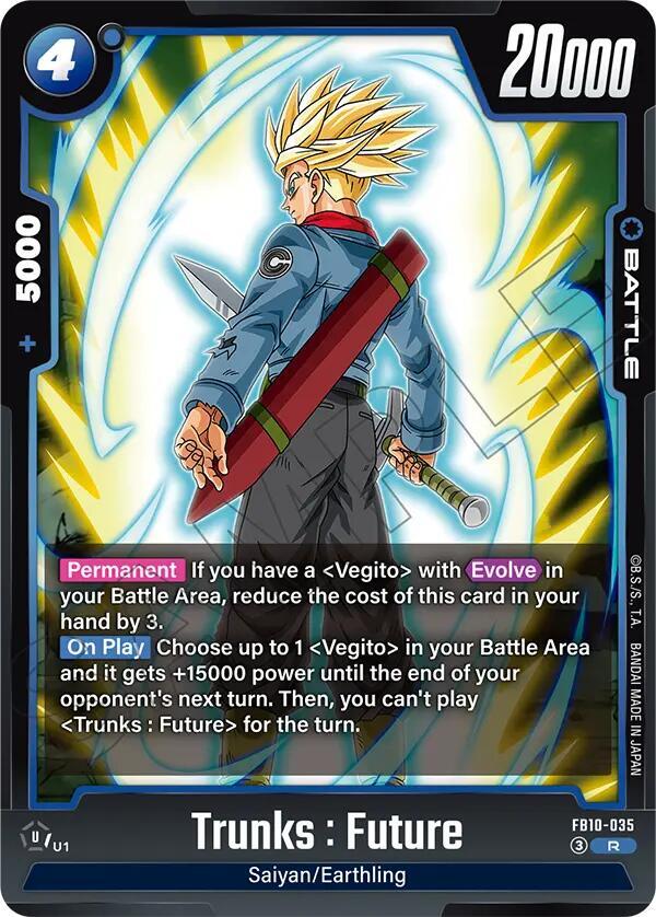 Trunks : Future FB10-035 card from Cross Force