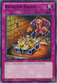 Reckless Greed BP02-EN175 card from Battle Pack 2: War of the Giants