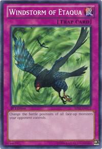 Windstorm of Etaqua BP02-EN177 card from Battle Pack 2: War of the Giants