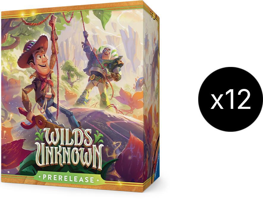 Disney Lorcana: Wilds Unknown Prerelease Box Case card from Wilds Unknown