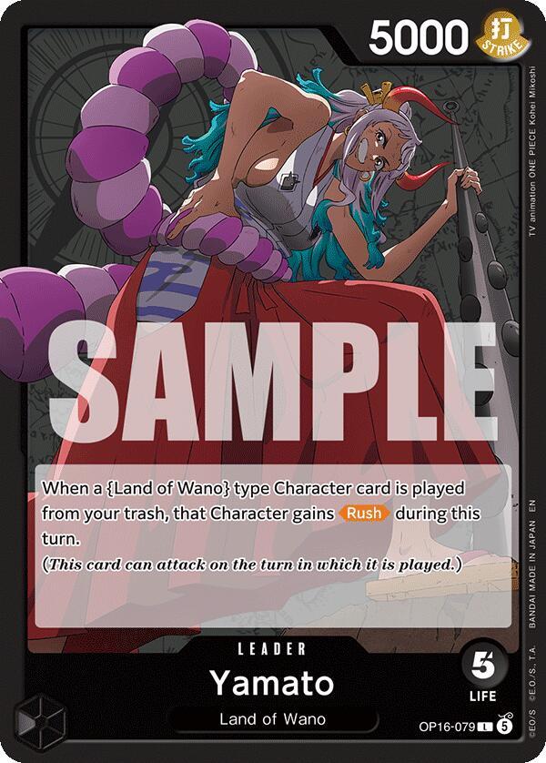 Yamato OP16-079 card from The Time of Battle