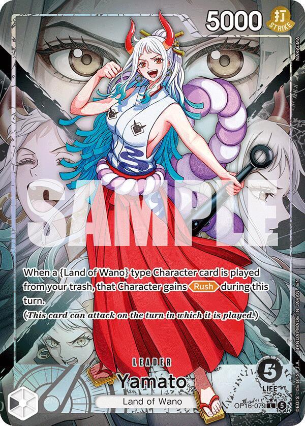 Yamato (Alternate Art) OP16-079 card from The Time of Battle
