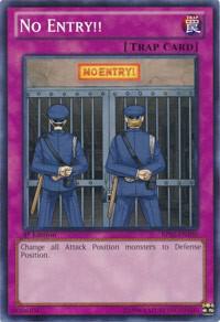 No Entry!! BP02-EN190 card from Battle Pack 2: War of the Giants
