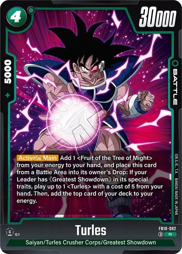 Turles FB10-062 card from Cross Force