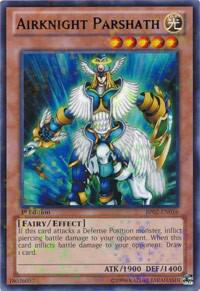 Airknight Parshath (Mosaic Rare) BP02-EN016 card from Battle Pack 2: War of the Giants