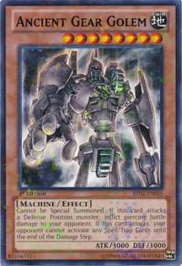 Ancient Gear Golem (Mosaic Rare) BP02-EN035 card from Battle Pack 2: War of the Giants
