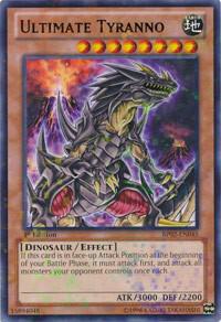 Ultimate Tyranno (Mosaic Rare) BP02-EN045 card from Battle Pack 2: War of the Giants