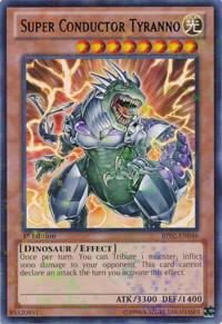 Super Conductor Tyranno (Mosaic Rare) BP02-EN046 card from Battle Pack 2: War of the Giants