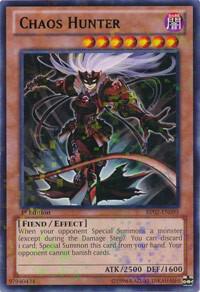 Chaos Hunter (Mosaic Rare) BP02-EN095 card from Battle Pack 2: War of the Giants