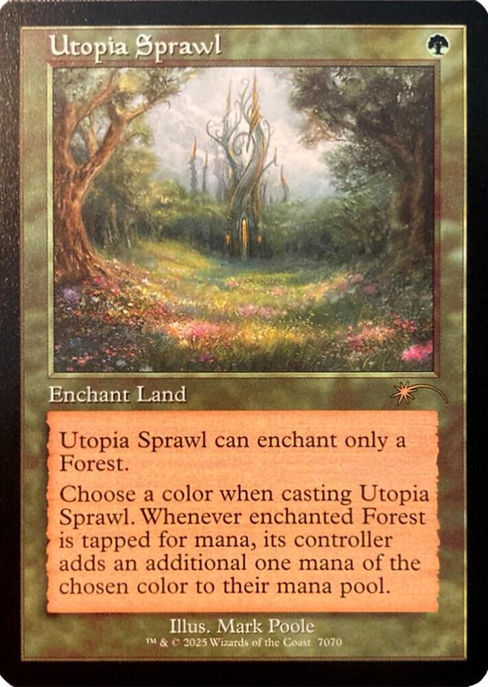 Utopia Sprawl 7070 card from Secret Lair Drop Series