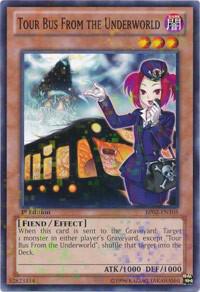 Tour Bus From the Underworld (Mosaic Rare) BP02-EN105 card from Battle Pack 2: War of the Giants