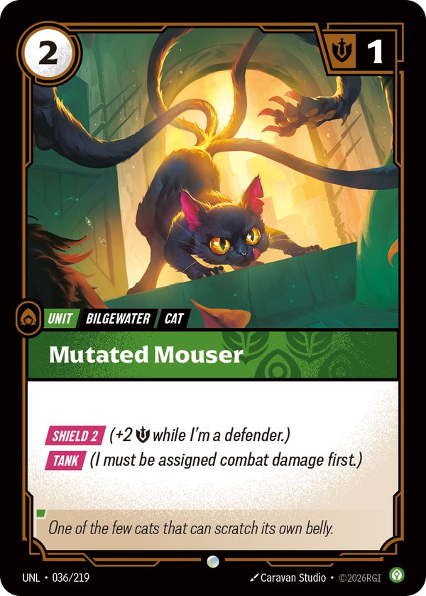 Mutated Mouser 036/219 card from Riftbound Organized Play Promotional Cards
