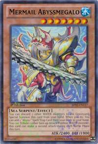 Mermail Abyssmegalo (Mosaic Rare) BP02-EN117 card from Battle Pack 2: War of the Giants