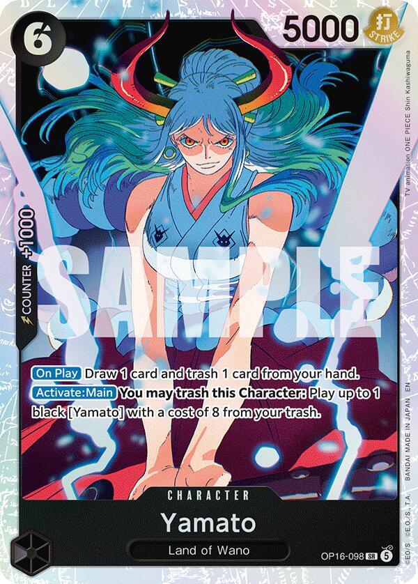Yamato OP16-098 card from The Time of Battle