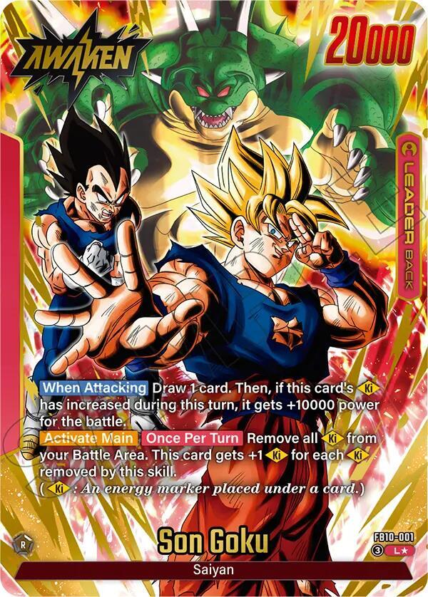 Son Goku (Alternate Art) FB10-001 card from Cross Force