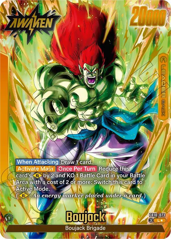 Boujack (Alternate Art) FB10-073 card from Cross Force
