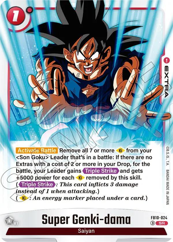Super Genki-dama FB10-024 card from Cross Force