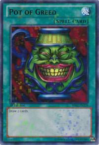 Pot of Greed (Mosaic Rare) BP02-EN129 card from Battle Pack 2: War of the Giants