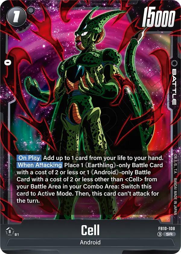 Cell FB10-108 card from Cross Force