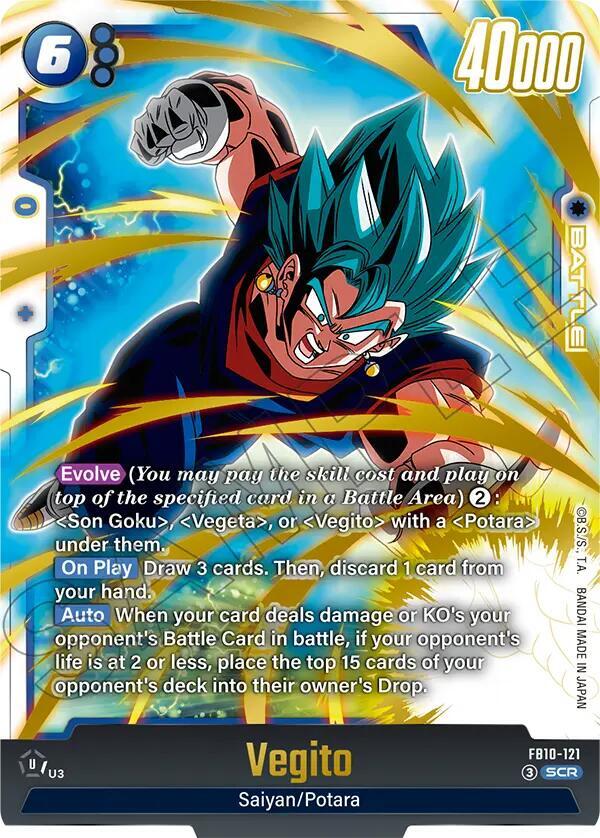Vegito FB10-121 card from Cross Force