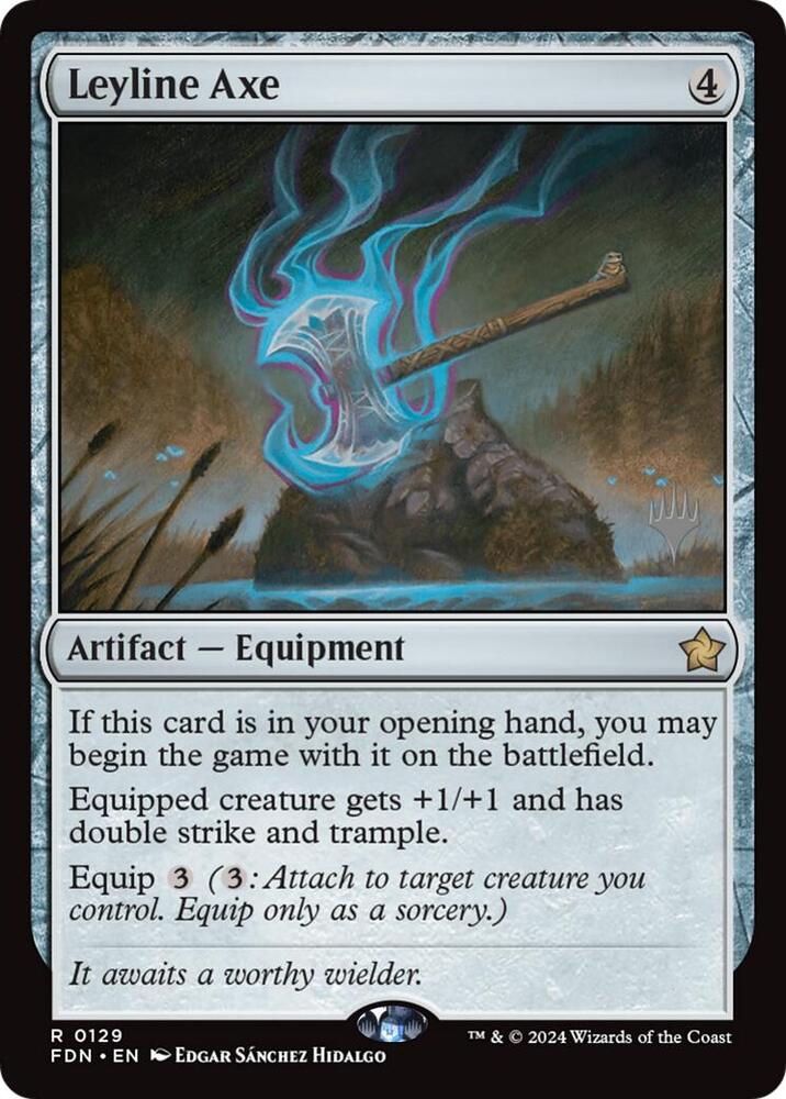 Leyline Axe 129 card from Promo Pack: Lorwyn Eclipsed