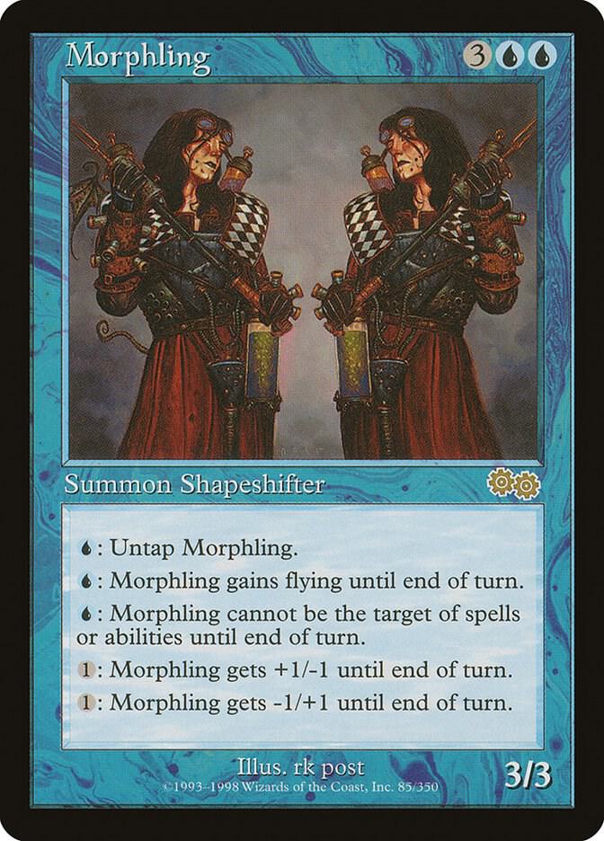 Morphling 85 card from Urza's Saga