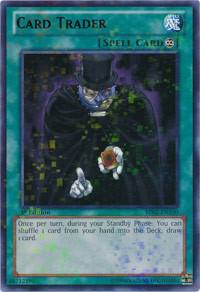 Card Trader (Mosaic Rare) BP02-EN150 card from Battle Pack 2: War of the Giants