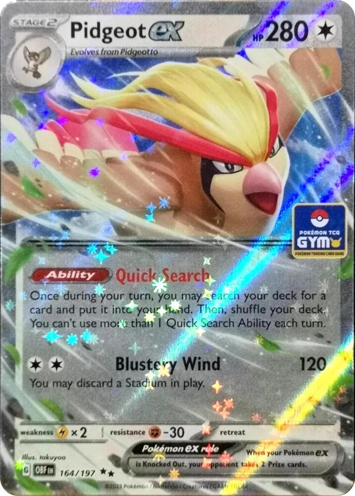 Pidgeot ex 164/197 card from Miscellaneous Cards & Products