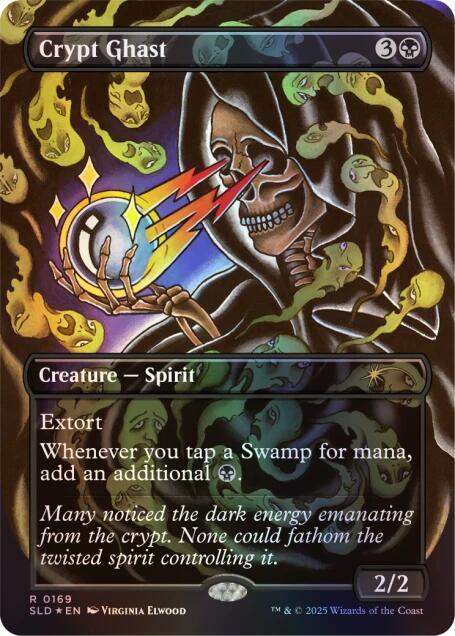 Crypt Ghast (Rainbow Foil) 169 card from Secret Lair Drop Series