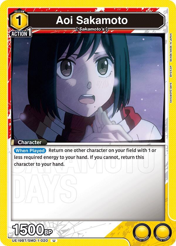 Aoi Sakamoto UE19BT/SMD-1-020 card from UE19BT: SAKAMOTO DAYS