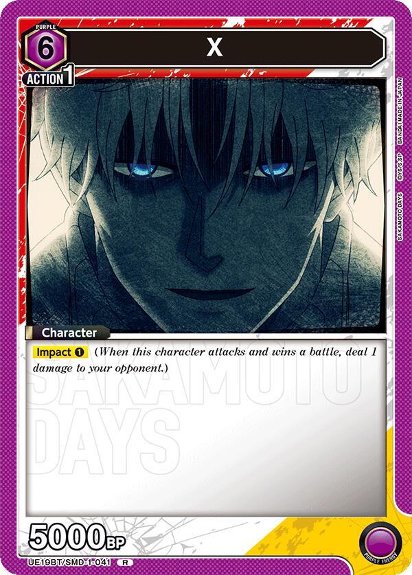 X UE19BT/SMD-1-041 card from UE19BT: SAKAMOTO DAYS
