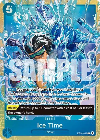 Ice Time (Premium Card Collection -Best Selection Vol. 6-) EB04-028 card from One Piece Promotion Cards