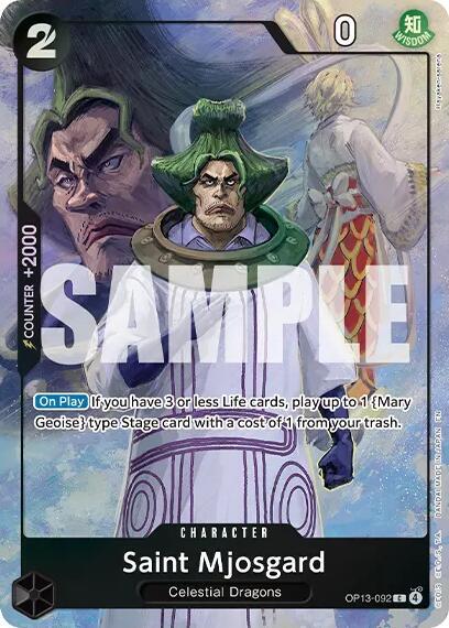Saint Mjosgard (Premium Card Collection -Best Selection Vol. 6-) OP13-092 card from One Piece Promotion Cards