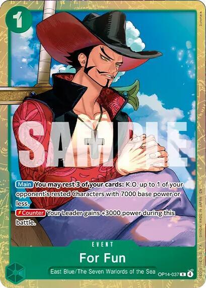 For Fun (Premium Card Collection -Best Selection Vol. 6-) OP14-037 card from One Piece Promotion Cards