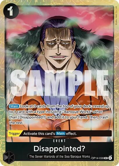 Disappointed? (Premium Card Collection -Best Selection Vol. 6-) OP14-099 card from One Piece Promotion Cards
