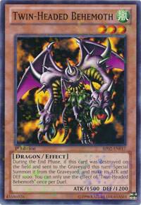 Twin-Headed Behemoth (Mosaic Rare) BP02-EN017 card from Battle Pack 2: War of the Giants