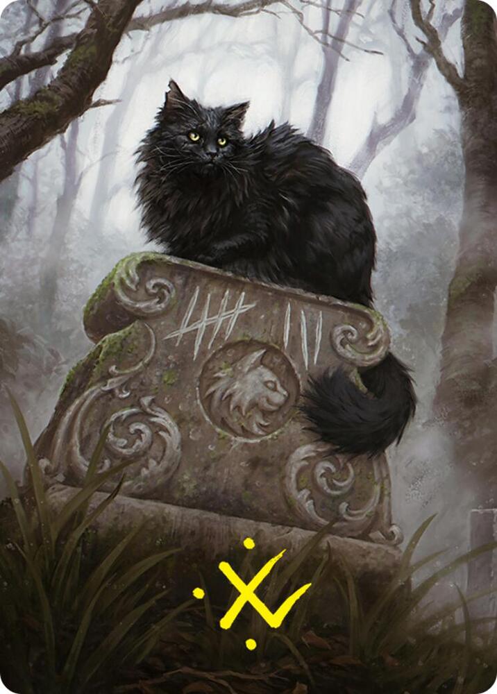 Nine-Lives Familiar 2 Art Card (36/54) (Gold-Stamped Signature) card from Art Series: Foundations