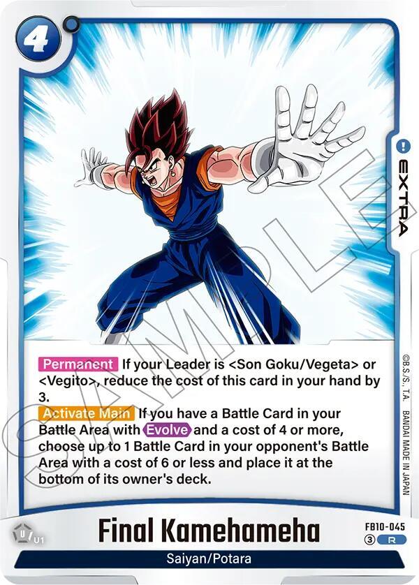 Final Kamehameha FB10-045 card from Cross Force