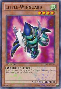 Little-Winguard (Mosaic Rare) BP02-EN020 card from Battle Pack 2: War of the Giants