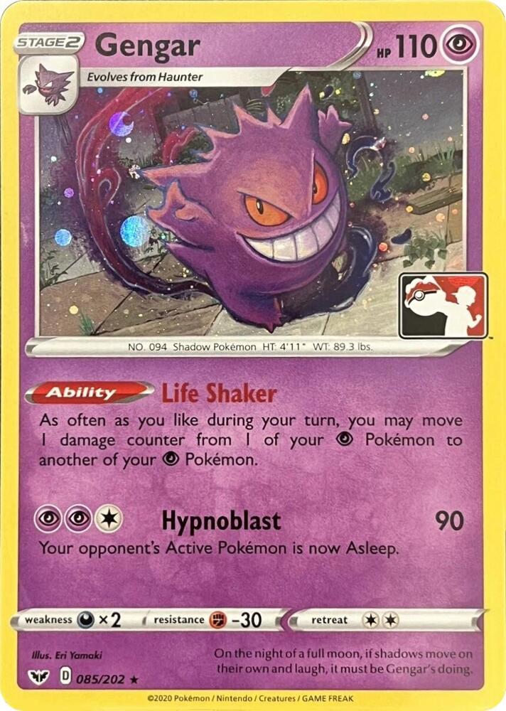 Gengar (Library Exclusive) 085/202 card from Miscellaneous Cards & Products