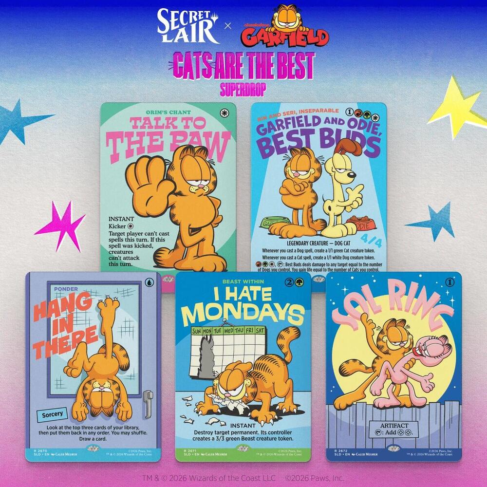 Secret Lair Drop: Secret Lair x Garfield: Motivationally Challenged - Non-Foil Edition card from Secret Lair Drop Series