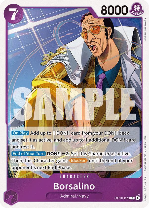 Borsalino OP16-073 card from The Time of Battle