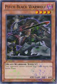 Pitch-Black Warwolf (Mosaic Rare) BP02-EN030 card from Battle Pack 2: War of the Giants