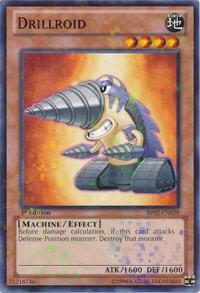 Drillroid (Mosaic Rare) BP02-EN038 card from Battle Pack 2: War of the Giants