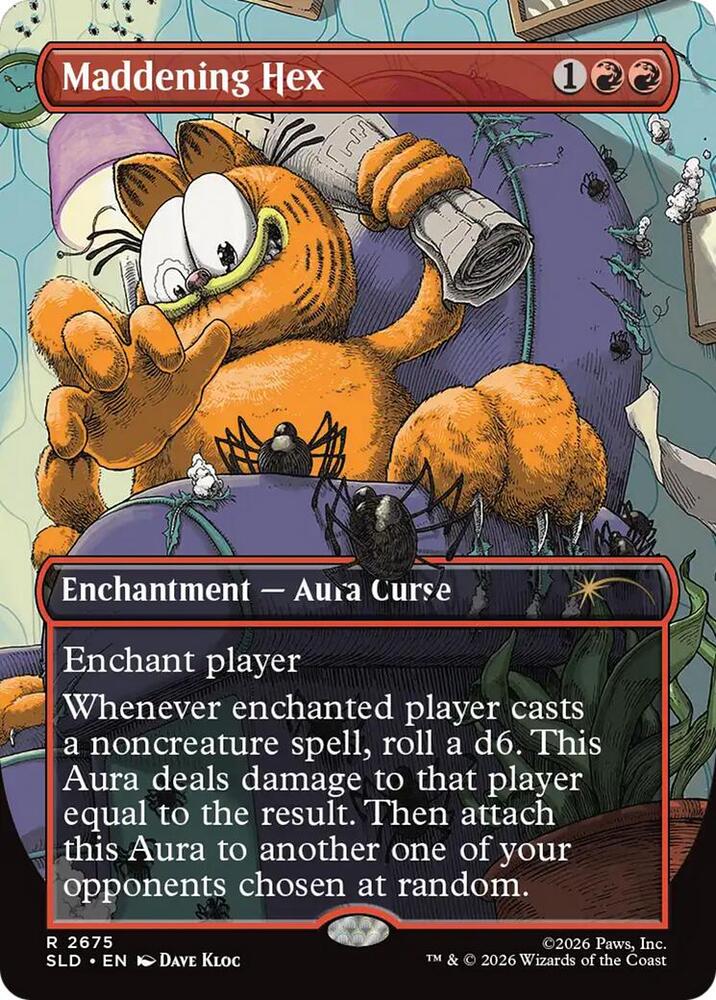 Maddening Hex 2675 card from Secret Lair Drop Series