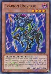 Exarion Universe (Mosaic Rare) BP02-EN041 card from Battle Pack 2: War of the Giants